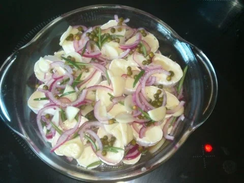 eingelegter Camembert mit Feigendip - Rezept