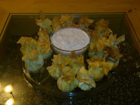 Rezept: Knusperpäckchen aus Filoteig Knusperpäckchen aus Filoteig - Rezept