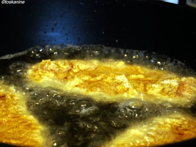 Süss-scharfe Hähnchenschnitzel mit frittierter Petersilie - Rezept - Bild Nr. 8