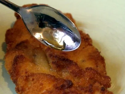 Süss-scharfe Hähnchenschnitzel mit frittierter Petersilie - Rezept - Bild Nr. 11