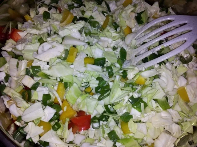 Rezept: Spitzkohl - Paprikagemüse Bild Nr. 2 Spitzkohl - Paprikagemüse - Rezept - Bild Nr. 2