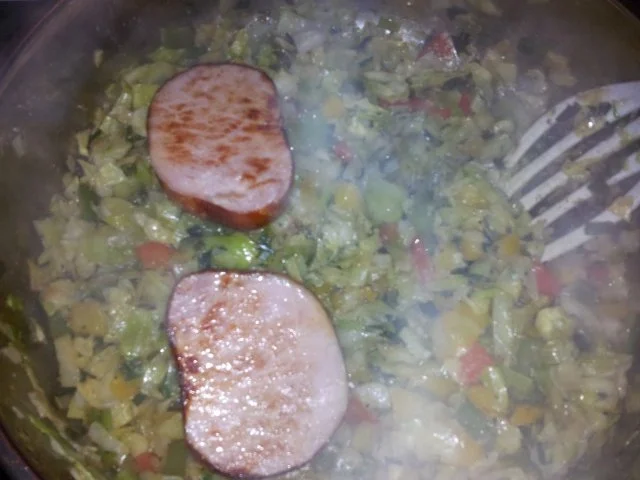 Rezept: Spitzkohl - Paprikagemüse Bild Nr. 5 Spitzkohl - Paprikagemüse - Rezept - Bild Nr. 5