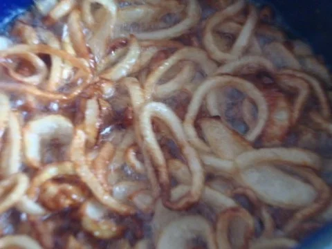 Mehlsuppe mit Chilli-Gruyère und Röstzwiebel Topping - Rezept - Bild Nr. 9