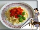 Paprika-Tomaten- Peperonisauce für Tagliatelle nach Art des Hauses - Rezept