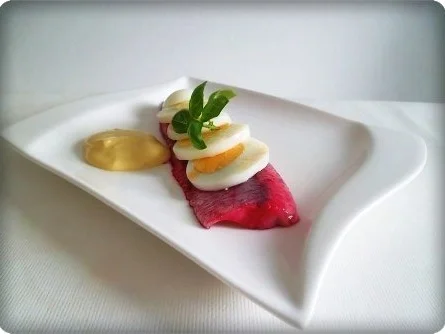 Rote Matjesfilets mit Eierscheiben - Rezept - Bild Nr. 13