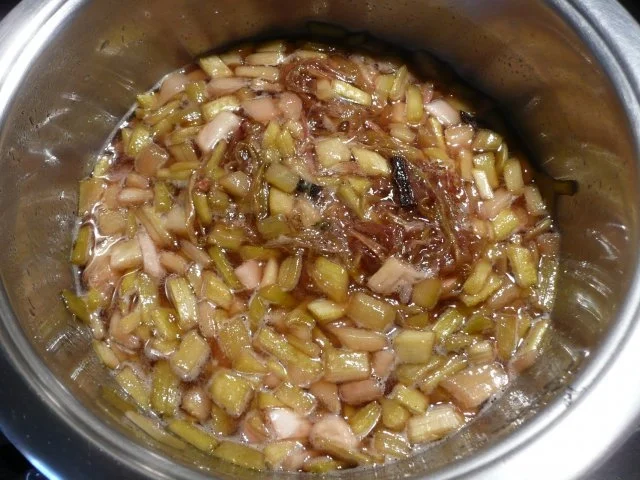Rhabarber - Marmelade - Rezept