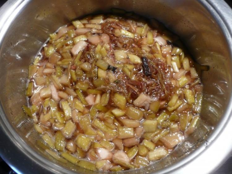 Rhabarber Marmelade - einfach - 145 kcal/100g