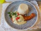 Lachsfilet mit Senf-Honig -Soße - Rezept