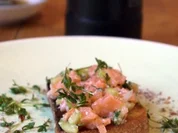 Bruschetta mit Kresse-Lachs - Rezept