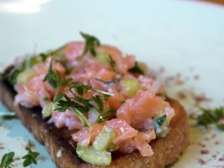 Bruschetta mit Kresse-Lachs - Rezept - Bild Nr. 2
