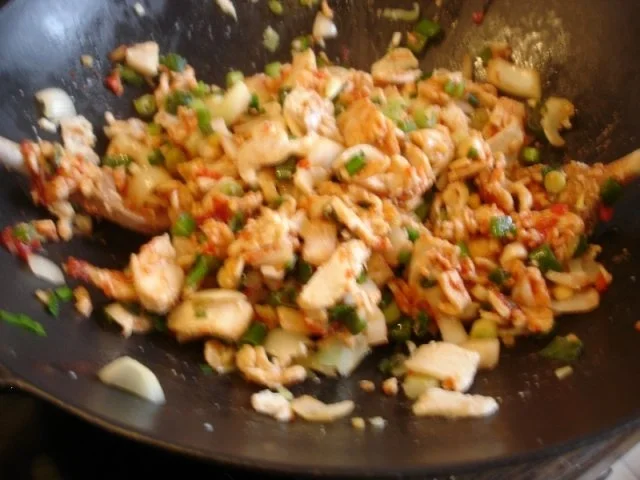 Hähnchenbrustfiletcurry im Wok mit Basmatireis - Rezept - Bild Nr. 15