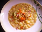 gelber Erbseneintopf - Rezept