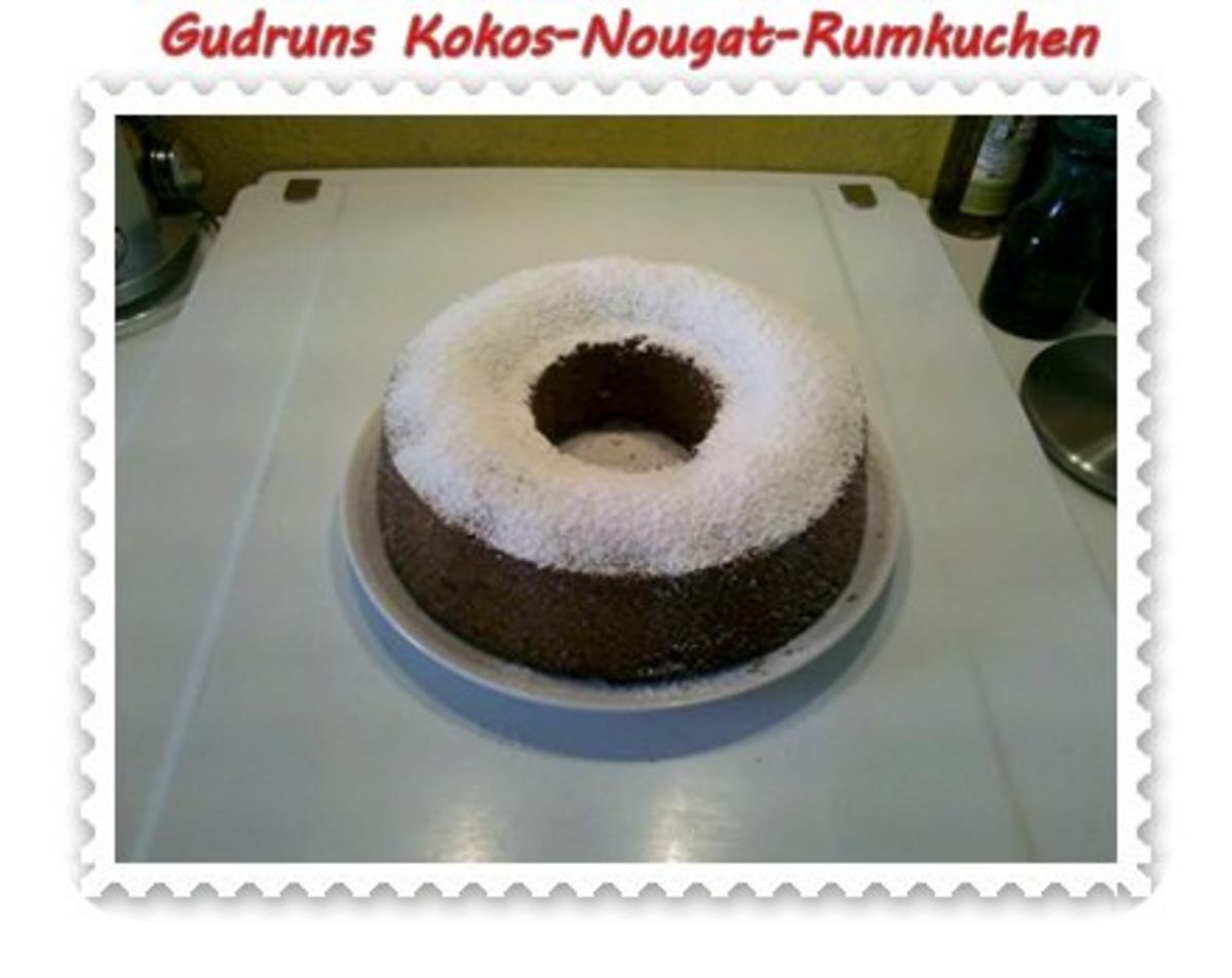 Kuchen: Kokos-Nougat-Rumkuchen - Rezept - Bild Nr. 2