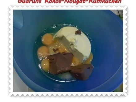 Kuchen: Kokos-Nougat-Rumkuchen - Rezept - Bild Nr. 6
