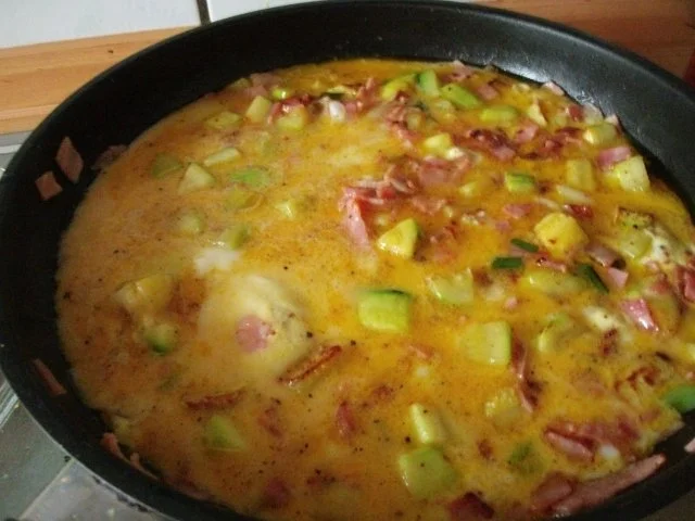 Zucchini-Schinken Rührei - Rezept - Bild Nr. 11