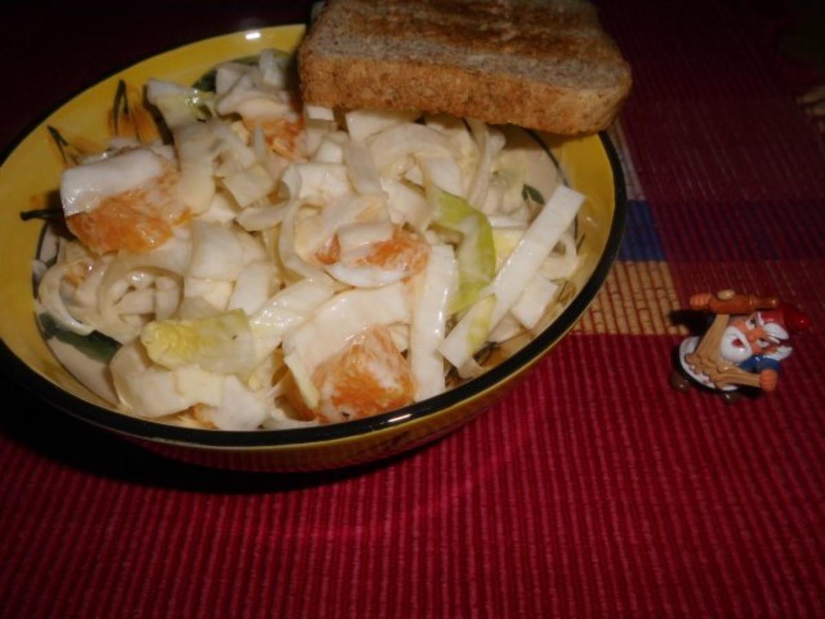 Bilder für Chicorée-Orangen-Salat>> - Rezept