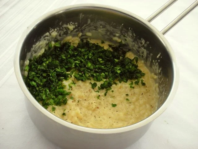 Gebratener Lachs mit Bärlauch-Risotto - Rezept - Bild Nr. 6