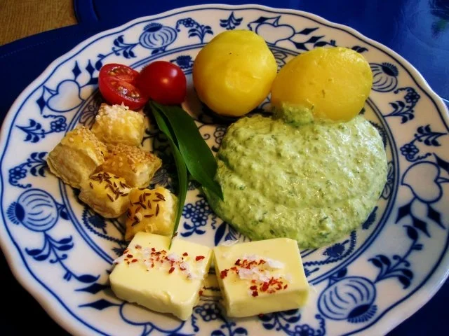 Bärlauch-Quark mit Pellkartoffeln ... - Rezept - Bild Nr. 6