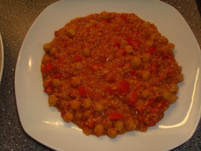 Bulgur-Kichererbsen und rote Linsen - Rezept - kochbar.de