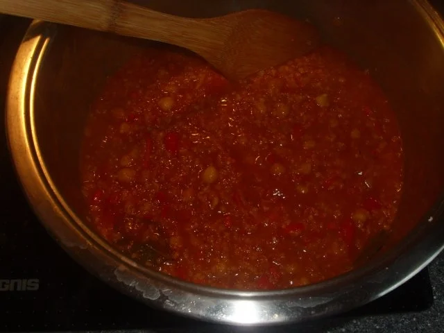 Bulgur-Kichererbsen und rote Linsen - Rezept - Bild Nr. 5