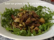 Grüner Spargelsalat mit Kalbsleber und altem Balsamico - Rezept