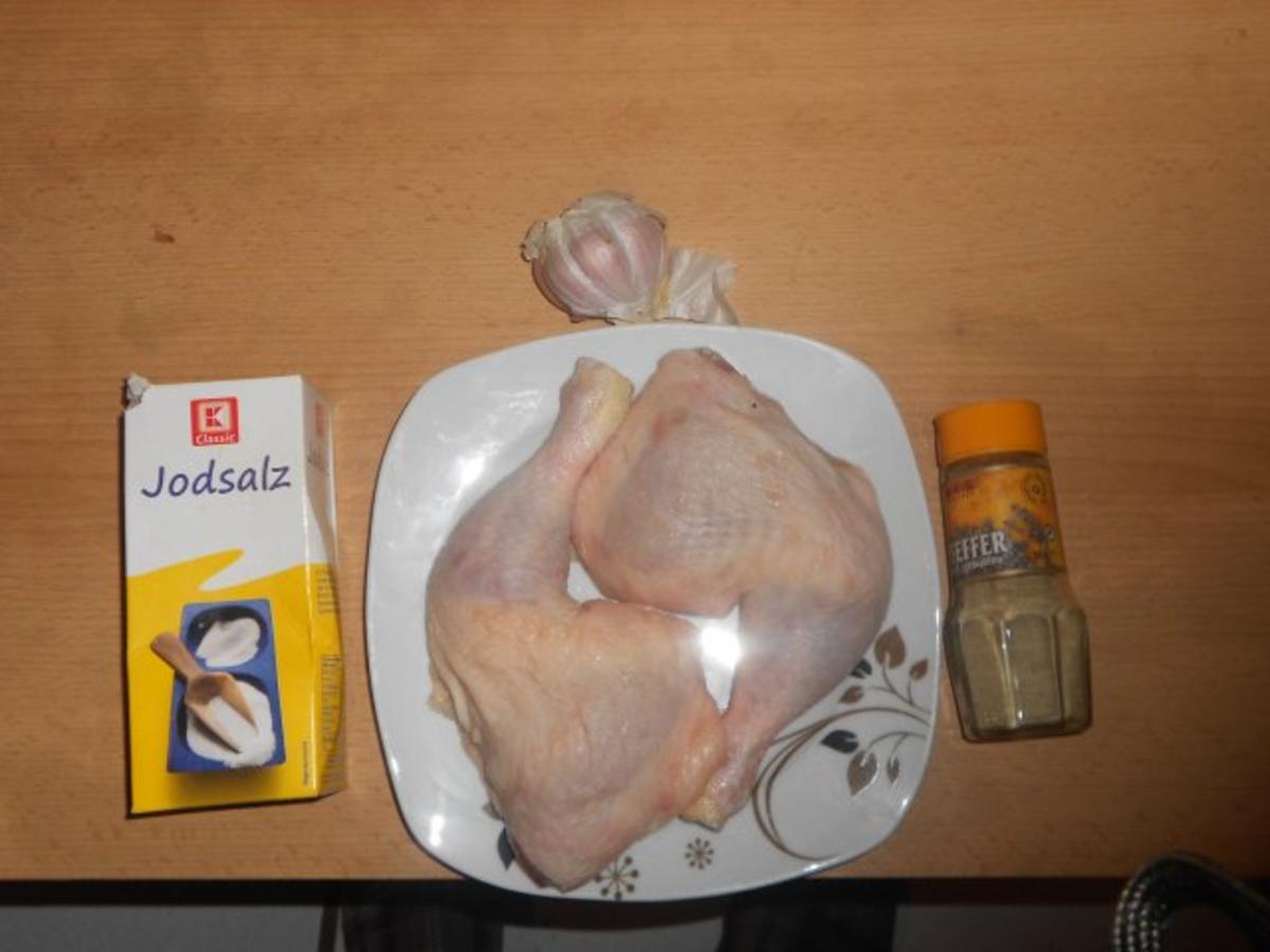Hähnchenkeulen in spanischer Knoblauchsauce - Rezept - Bild Nr. 2