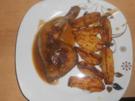 Hähnchenkeulen in spanischer Knoblauchsauce - Rezept