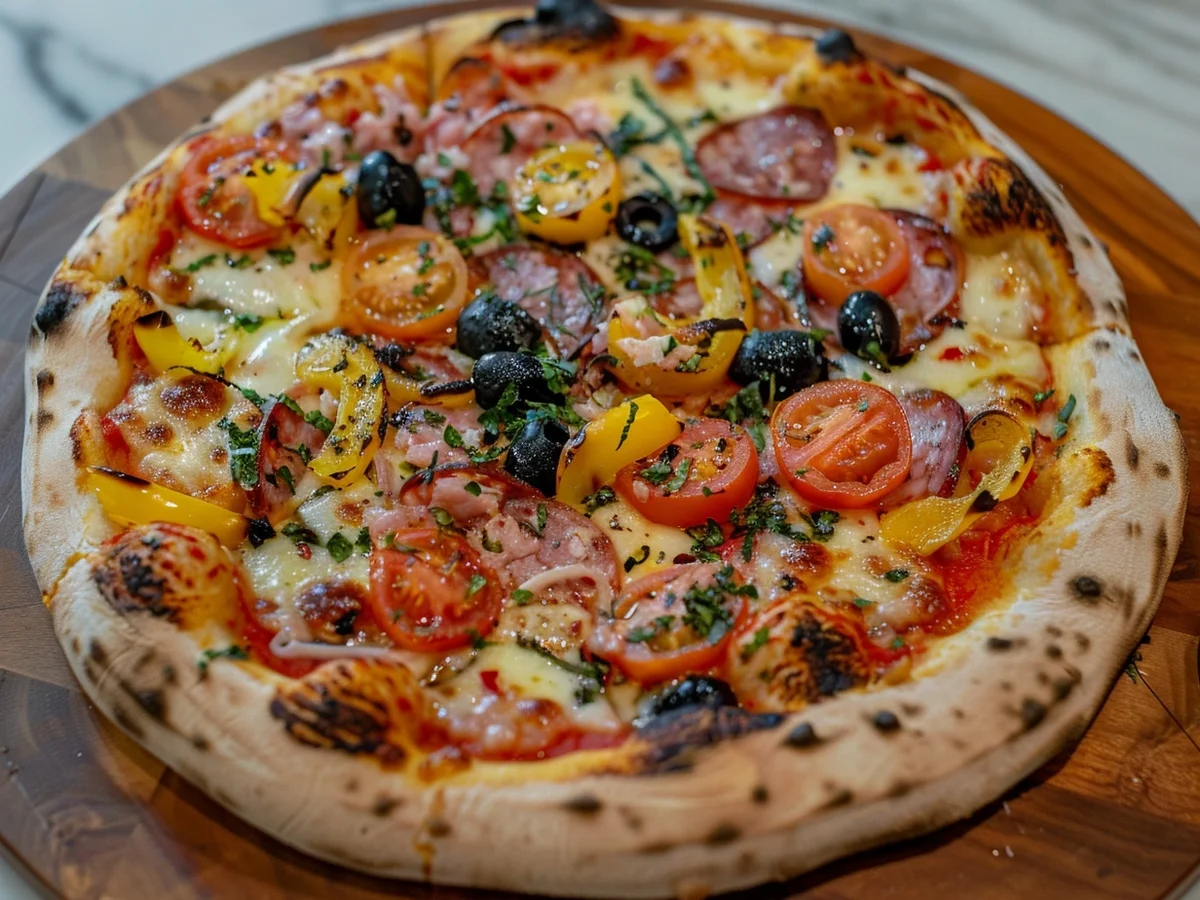 Rezept: ORIGINAL ITALIENISCHE PIZZA Bild Nr. 2 ORIGINAL ITALIENISCHE PIZZA - Rezept - Bild Nr. 2