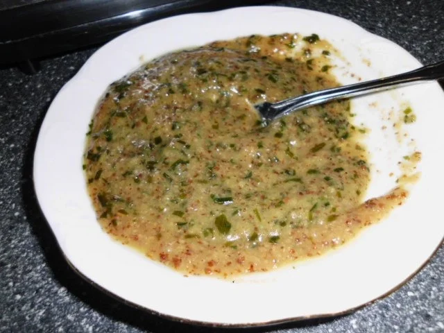 Schweinefilet, überbacken mit Estragon-Senf und Schafskäse, dazu Salat mit Orangen - Rezept - Bild Nr. 9