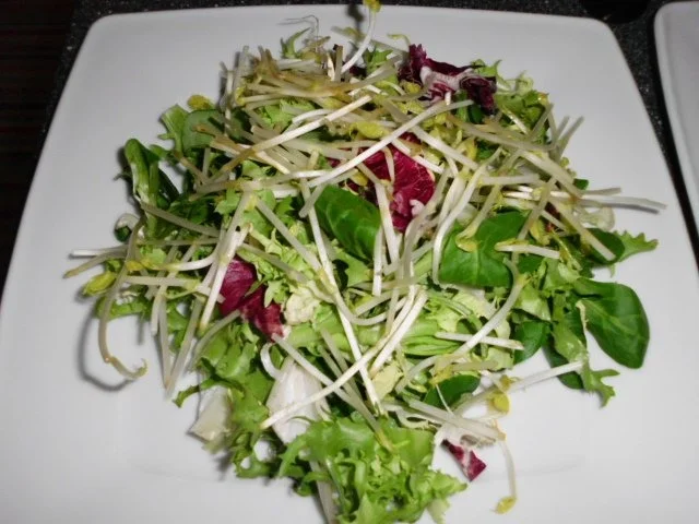 Schweinefilet, überbacken mit Estragon-Senf und Schafskäse, dazu Salat mit Orangen - Rezept - Bild Nr. 12