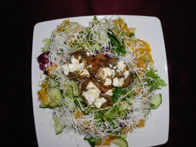 Schweinefilet, überbacken mit Estragon-Senf und Schafskäse, dazu Salat mit Orangen - Rezept - Bild Nr. 14