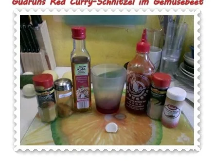 Rezept: Auflauf: Red Curry-Schnitzel im Gemüsebeet Bild Nr. 5 Auflauf: Red Curry-Schnitzel im Gemüsebeet - Rezept - Bild Nr. 5