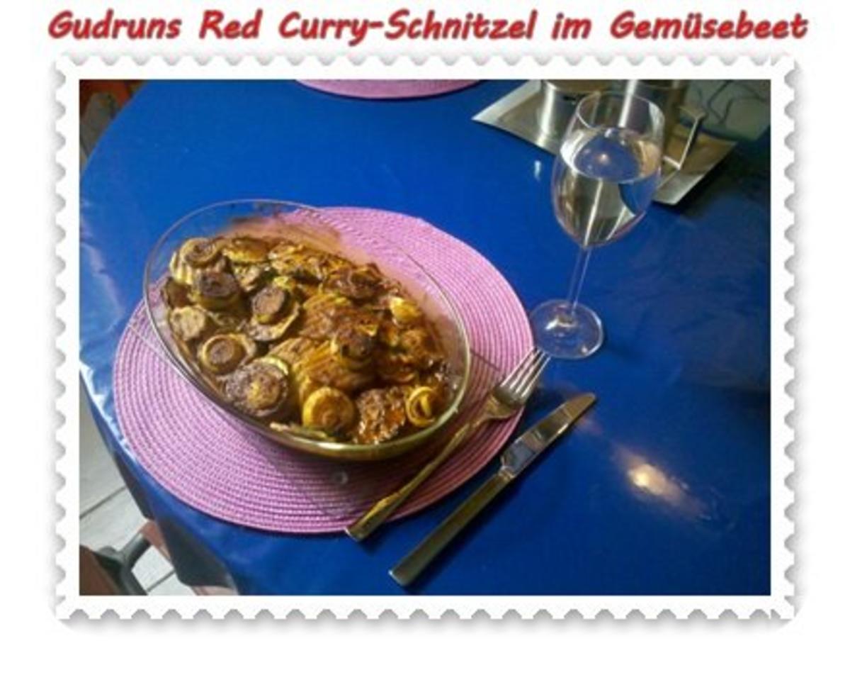 Auflauf: Red Curry-Schnitzel im Gemüsebeet - Rezept - Bild Nr. 13
