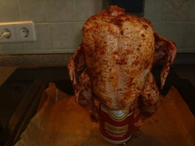 Backhähnchen mit bunten Reis - Rezept - Bild Nr. 3