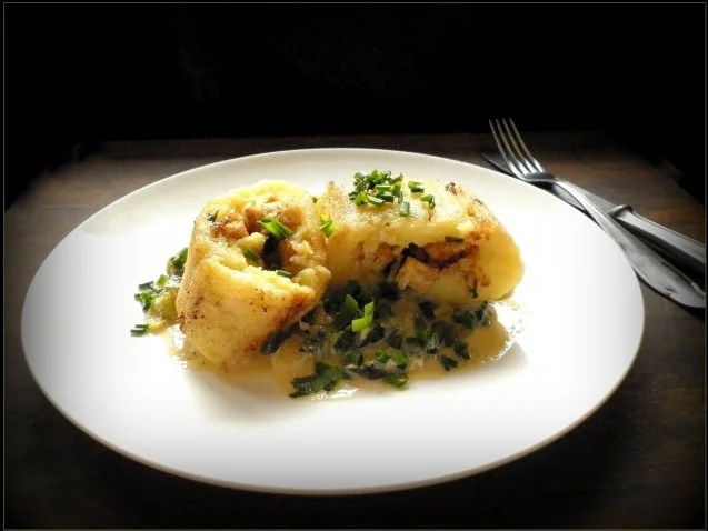 Wickelklöße mit Porree-Soße - Rezept