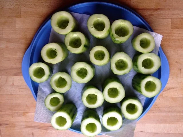 gefüllte Gurken..... - Rezept - Bild Nr. 3