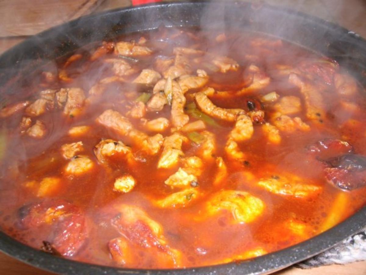Schweinegeschnetzeltes in brauner Soße mit Rahmchampignons und Ofenkartoffeln - Rezept - Bild Nr. 16