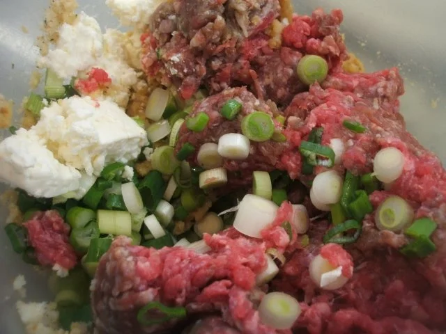 Fleisch: Gefüllte Paprikaschoten auf Tomatensoße und Reis - Rezept - Bild Nr. 4