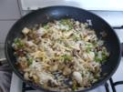 schnelle Reispfanne mit Champignons - Rezept