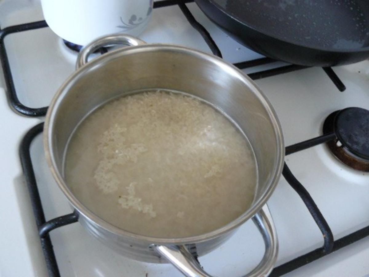 schnelle Reispfanne mit Champignons - Rezept - Bild Nr. 3