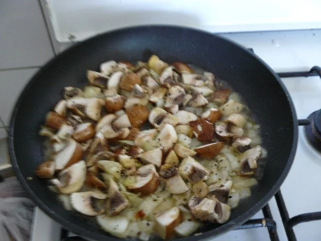 Rezept: schnelle Reispfanne mit Champignons Bild Nr. 8 schnelle Reispfanne mit Champignons - Rezept - Bild Nr. 8