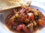Fleisch: Hackfleischtopf "Mediterraneo" - Rezept