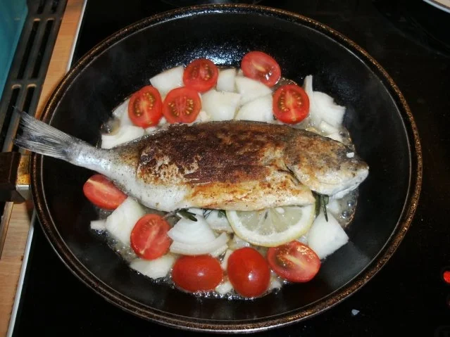 Fisch: Dorade gebraten - Rezept - Bild Nr. 3