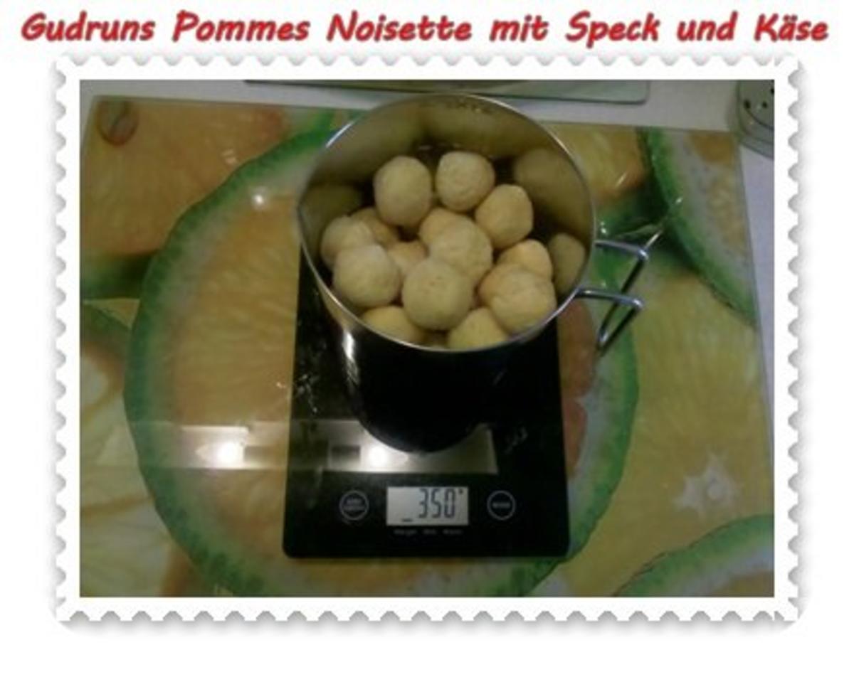 Kartoffeln: Pommes Noisettes mit Speck und Parmesan - Rezept - Bild Nr. 3