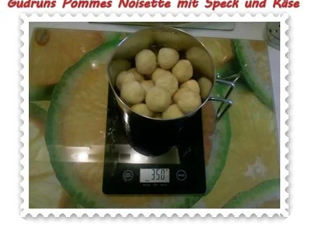 Kartoffeln: Pommes Noisettes mit Speck und Parmesan - Rezept - Bild Nr. 3