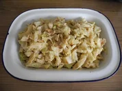 Gemüsebeilage : Wirsing in Sahnesauce - Rezept