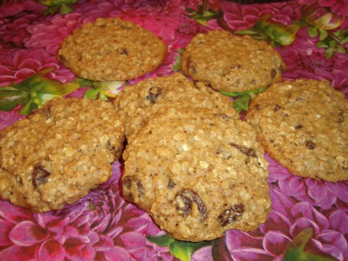 Haferflocken-Rosinen-Cookies - Rezept