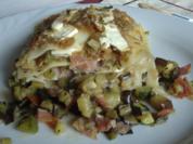 Lasagne vom Schweinefilet und Gemüse - Rezept