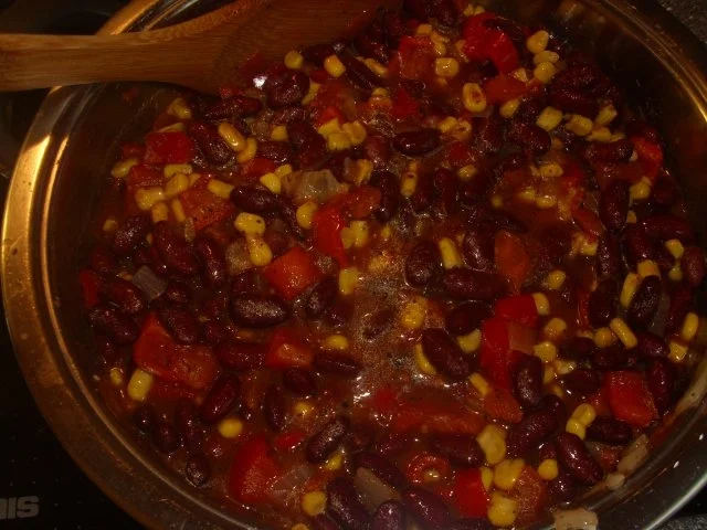 Rezept: Chilli sin Carne überbacken Bild Nr. 5 Chilli sin Carne überbacken - Rezept - Bild Nr. 5