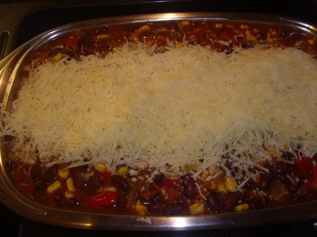 Rezept: Chilli sin Carne überbacken Bild Nr. 6 Chilli sin Carne überbacken - Rezept - Bild Nr. 6